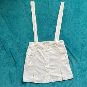 Cargo Mini Skirt Suspenders S Steampunk Gorpcore